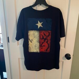 Browning Black Tee with Texas Graphic